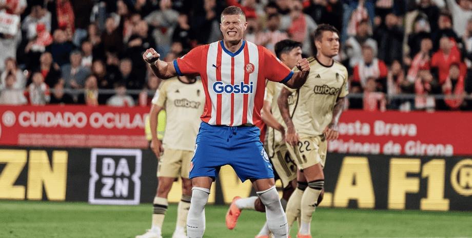 артем довбик, андрей шевченко, чемпионат, гол, титул, испания, украинский футболист