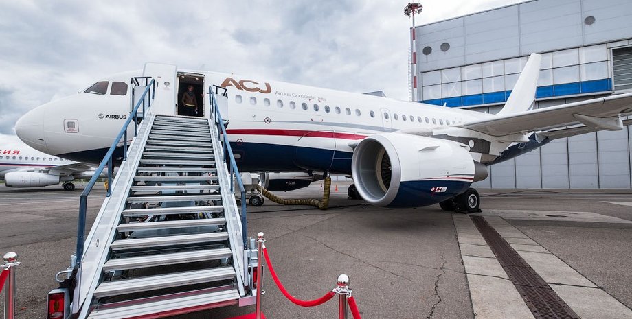 самолет олигарха, самолет российского олигарха, зарубежный рейс