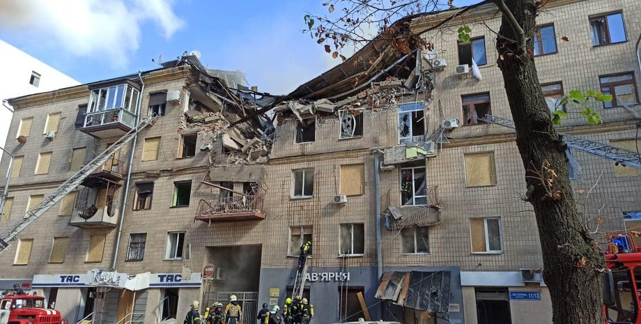 Харьков обстрел сегодня ракетный удар оккупанты Киевский район