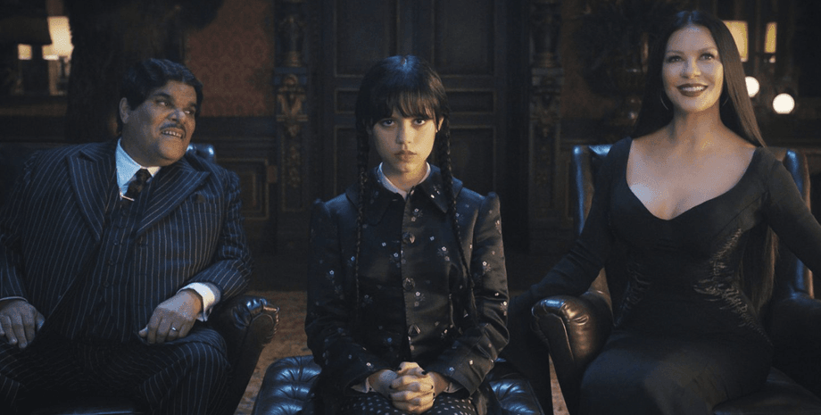 Кадр из сериала Венздей, 2 сезон, финал