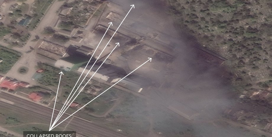 зернохранилища, зернохранилище, спутниковый снимок