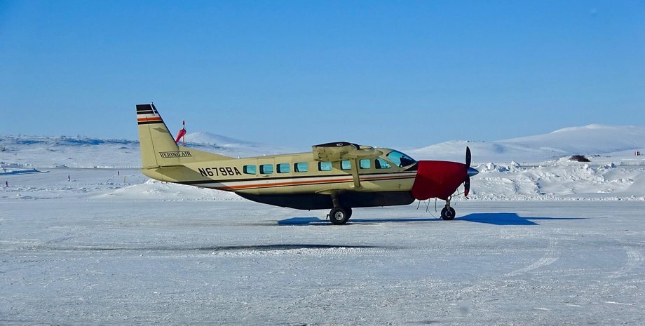 Упавший на Аляске самолет, крушение самолета , авиакатастрофа