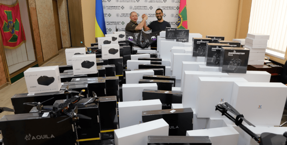 The FPV-Quadrocopters from Alexander Trukhin Charitable Organization was handed ...