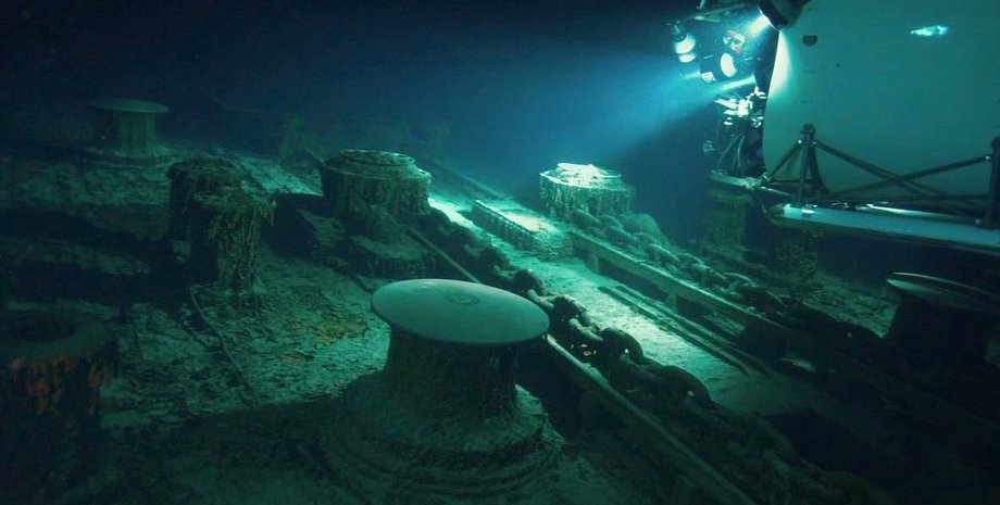 титаник, место крушения, затонувший титаник, место крушения титаника