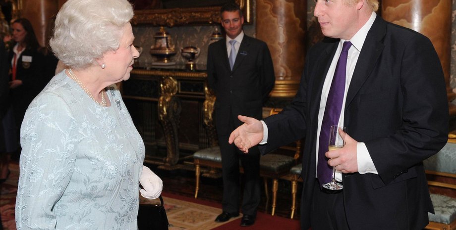 Королева Елизавета II и Борис Джонсон