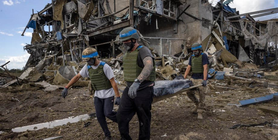 La géolocalisation du 1er septembre montre les forces russes au nord du Pogrebko...