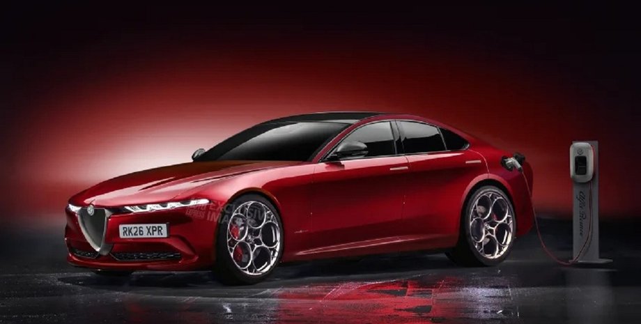 Электромобиль Alfa Romeo, Alfa Romeo Giulia, новая Alfa Romeo Giulia, электрокар Alfa Romeo Giulia