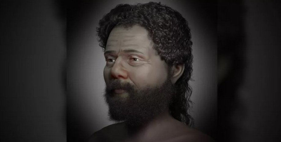 реконструкция лица, древний мужчина, Иерихон, Палестина