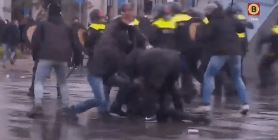 эйндховен, нидерланды, драки, протесты