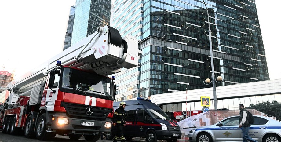 БПЛА, Москва, бізнес-центр, руйнування, атака БПЛА, Москва-сіті, війна РФ проти України