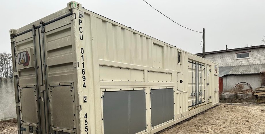 В Обухове Киевской области почти год простаивают две мощные газопоршневые электрогенерационные установки.