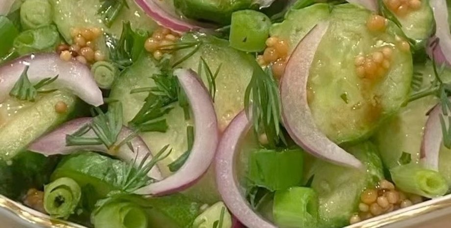 закуска из огурцов, еда