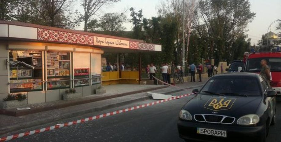 Остановка "Развилка" в Броварах / Фото: Facebook