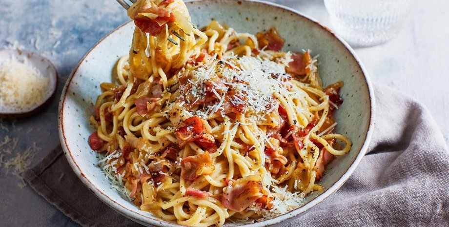 Спагеті Карбонара, спагеті рецепт