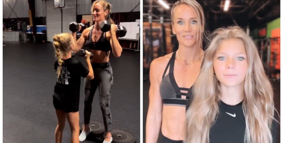 Фанатка фітнеса привела свою малолітню доньку в зал: в мережі розгорілася дискусія