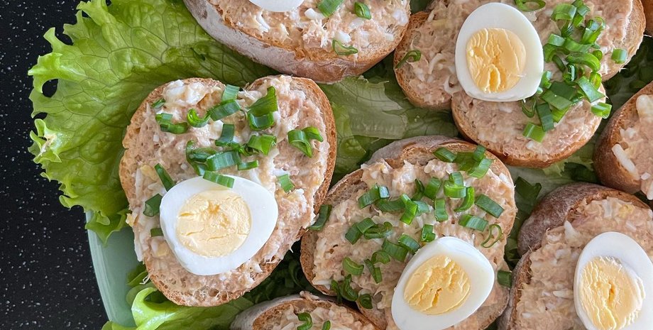намазка з тунцем, бутерброди з тунцем