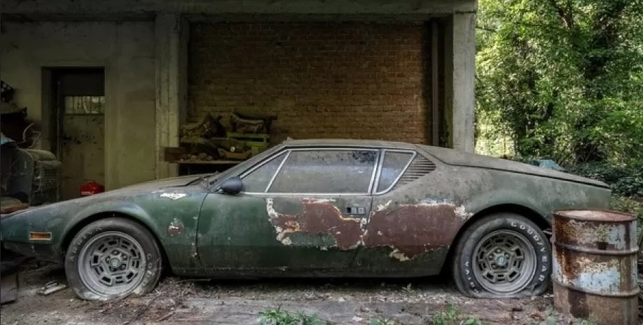 DeTomaso Pantera, заброшенные авто, ничейные авто, бесхозные авто