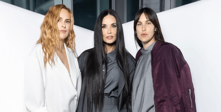 Демі Мур з доньками, демі мур доньки, демі мур брюс вілліс, емма гемінг-вілліс, доньки брюса вілліса, демі мур стиль