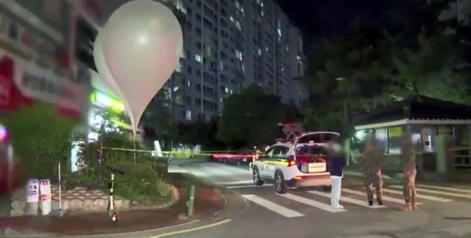 Воздушные шары КНДР, КНДР против Южной Кореи, КНДР угроза, КНДР воздушные шары и GPS, Южная Корея Минобороны