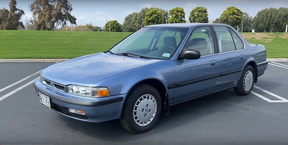 Honda Accord 1990, Honda Accord, пробіг авто, седан Honda Accord