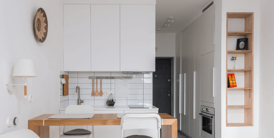 Дизайн-проект квартиры-студии в скандинавском стиле от дизайнера