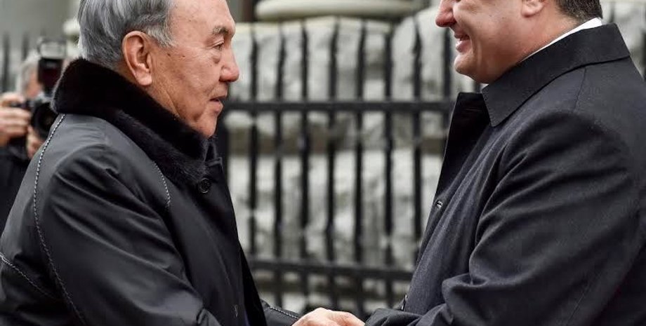 Нурсултан Назарбаев и Петр Порошенко / Фото пресс-службы президента Украины