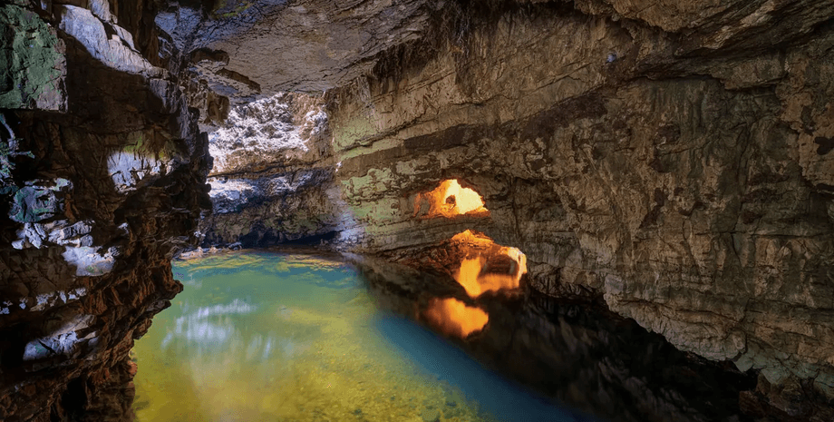 печера, вода, фото