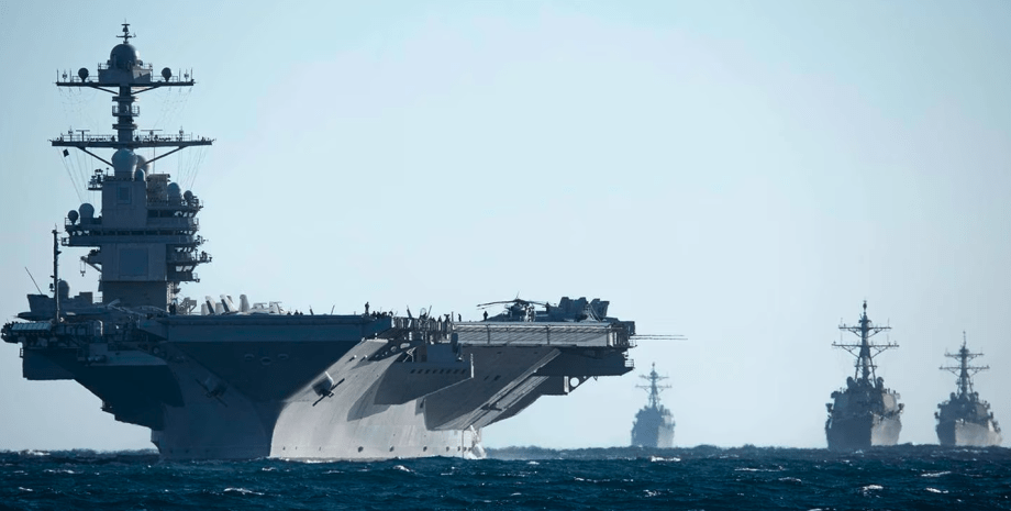 Американский авианосец Gerald R. Ford авианосец Gerald R. Ford
