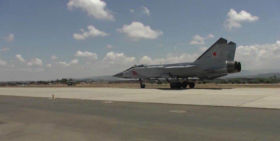 Росія, Сирія, Хмеймім, МіГ-31к, вчення