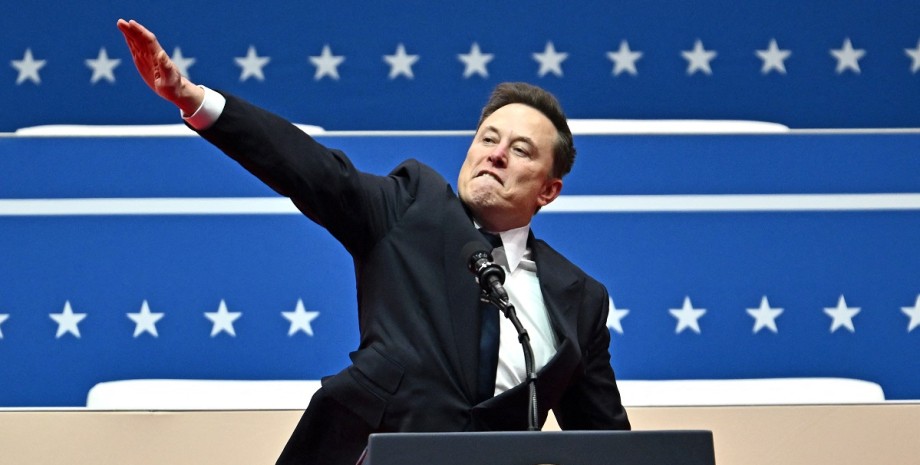 Илон Маск Илон Маск, зига, жест, инаугурация Трампа