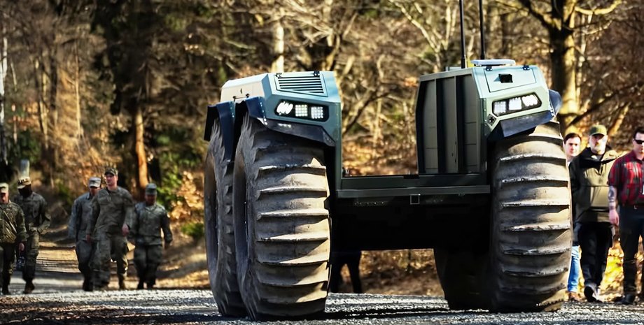 фото НРК амфибия UNEX UGV на испытаниях