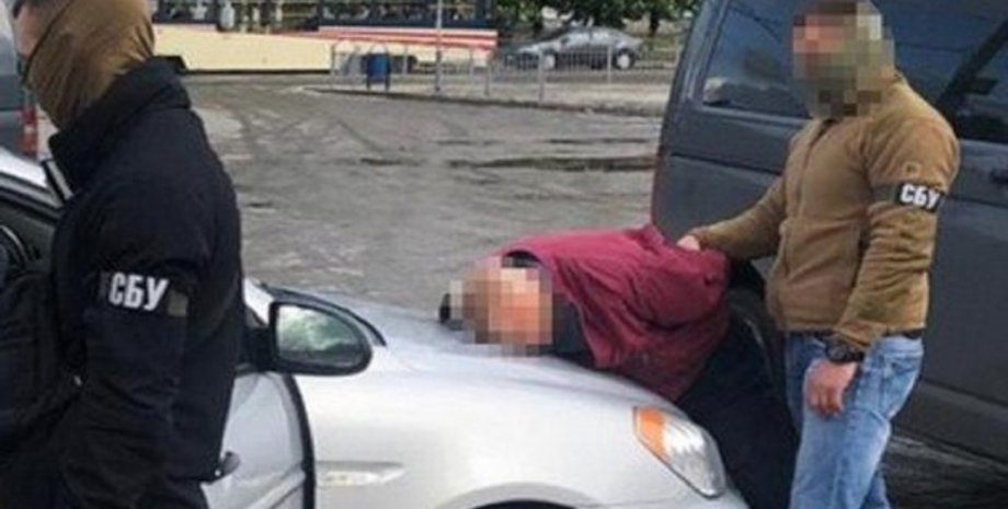 Задержание Александра Ракушина/Фото: пресс-служба СБУ