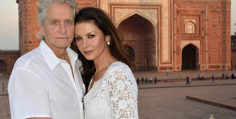 Кэтрин Зета-Джонс и Майкл Дуглас, Кэтрин Зета-Джонс и Майкл Дуглас День рождения, семейные фото