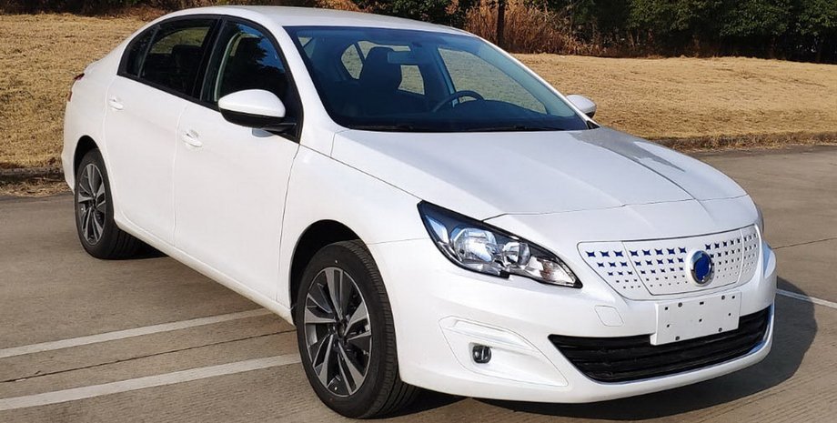 Dongfeng Fukang ES600, Peugeot 408, новый Peugeot 408, электромобиль Peugeot 408