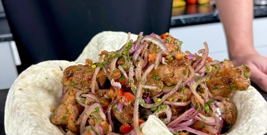 шашлык, еда, мясо