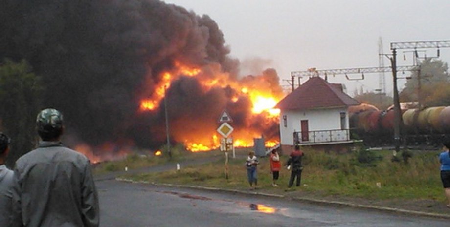 Пожар на станции / Фото: novadoba.com.ua