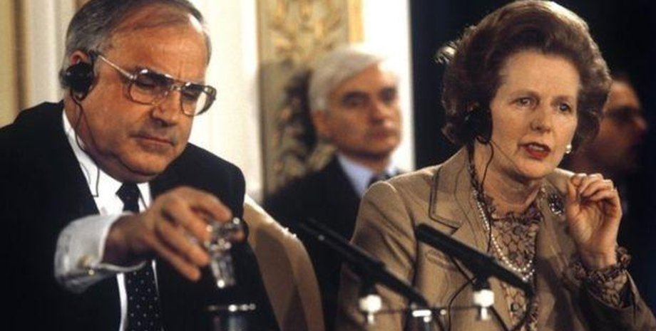 Маргарет Тэтчер и Гельмут Коль / Фото: Макспарк