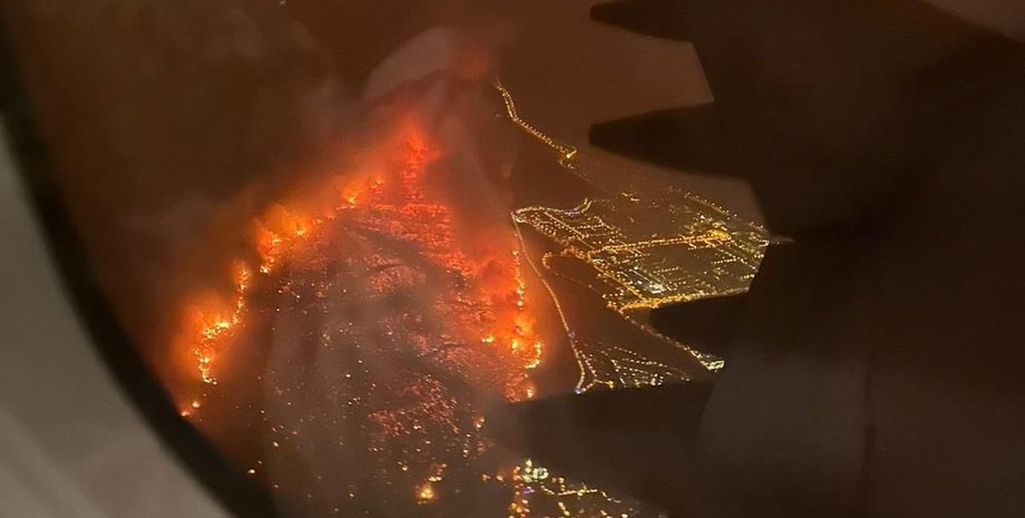 пожары в испании