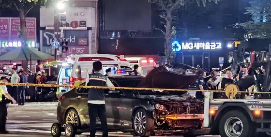 ДТП у Сеулі сеул аварія, сеул дтп, аварія в сеулі