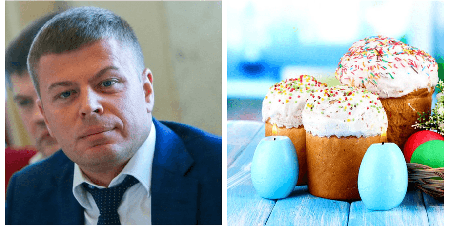 Андрей Пузийчук, куличи, пасха, 7100 куличей, нардеп, парламент, батькивщина