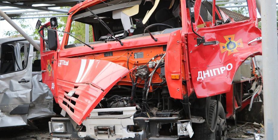 Последствия обстрела, Днепр, 22 мая