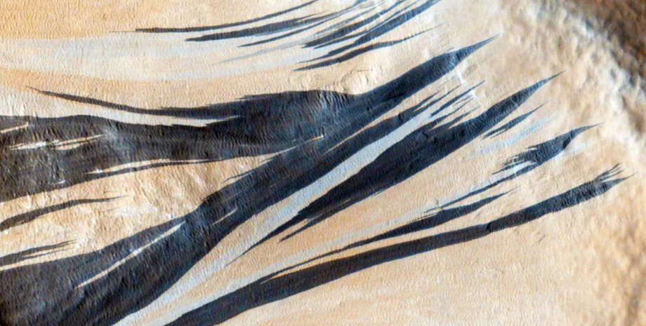 полосы, марс