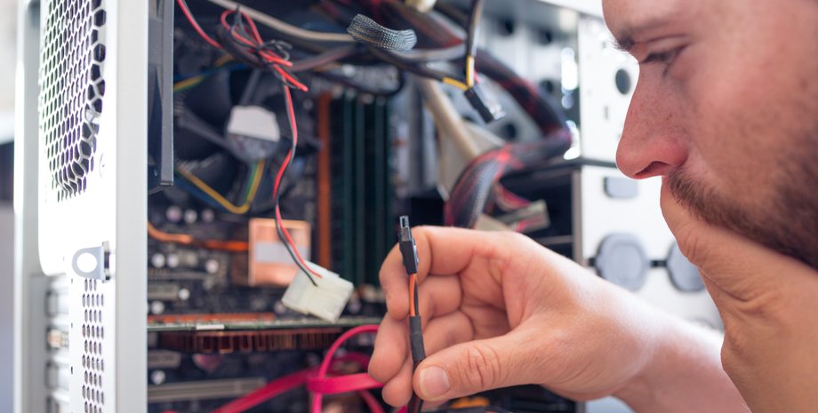 компьютер, софт, кабель, по