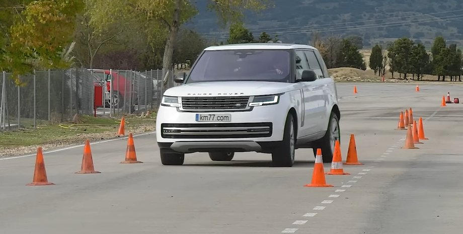 лосиный тест рейндж ровер, Range Rover 2022, Range Rover, новый Range Rover