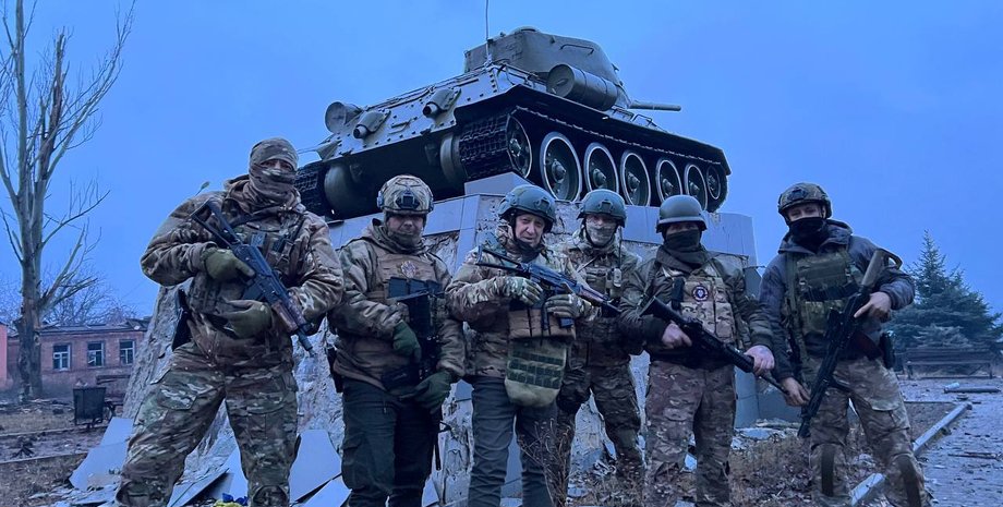 Евгений Пригожин, чвк вагнер, бахмут, наемники, боевики, война в украине, оккупанты, российские солдаты