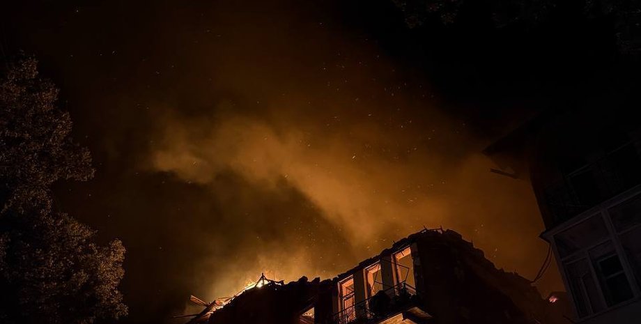 пожар Одесса 20 июня