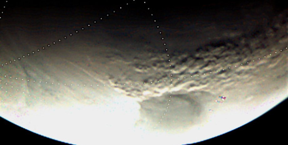 Марс, облака, пылевая буря