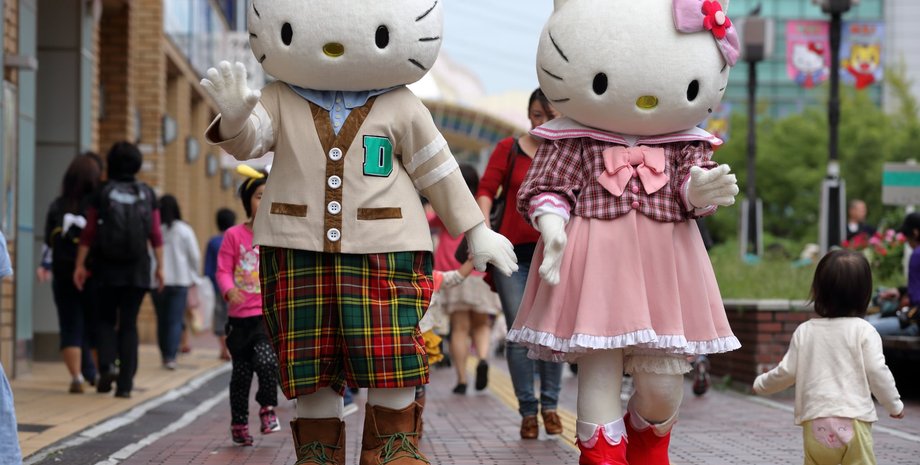 Hello Kitty, персонаж, кот, девочка, япония