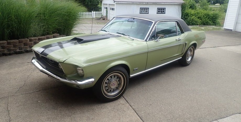 Ford Mustang Cobra Jet, Ford Mustang 1968, Ford Mustang, капсула времени