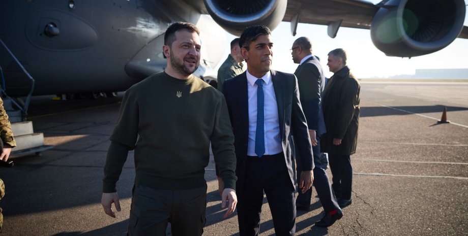 Владимир Зеленский, Риши Сунак, Великобритания, Евровидение